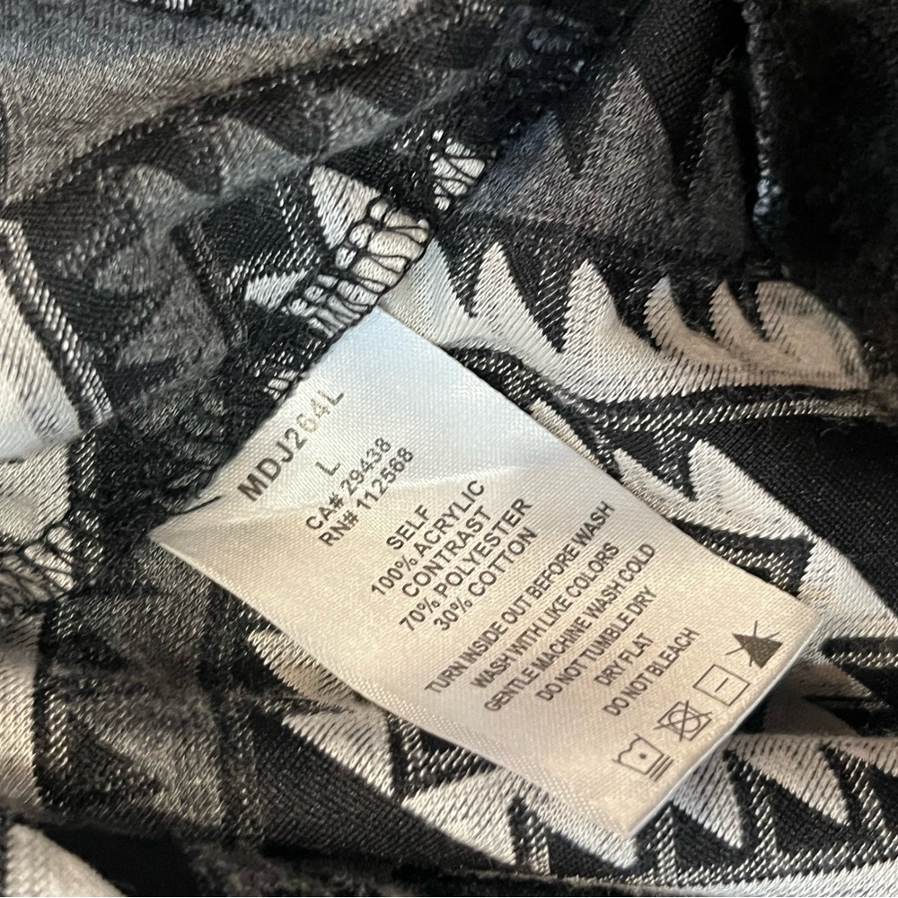 Miss Me Boho Aztec Waterfall Cardigan‎ L